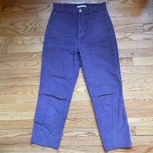 Pacsun Purple Corduroy Pant